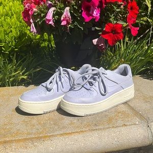 Purple Nike Air Force Sage Sz 8